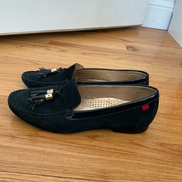 Marc Joseph New York Midnight Blue Suede Loafers – Women’s Size‎ 8 - Picture 3 of 7